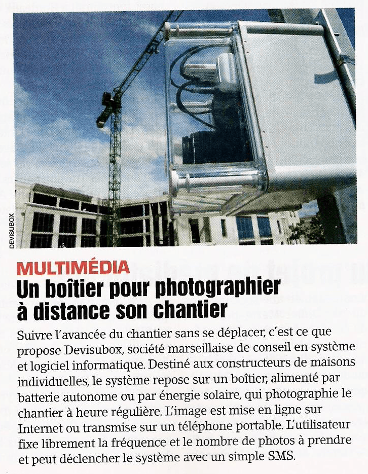 Article de presse Devisubox - Le mointeur - 15 aout 2008